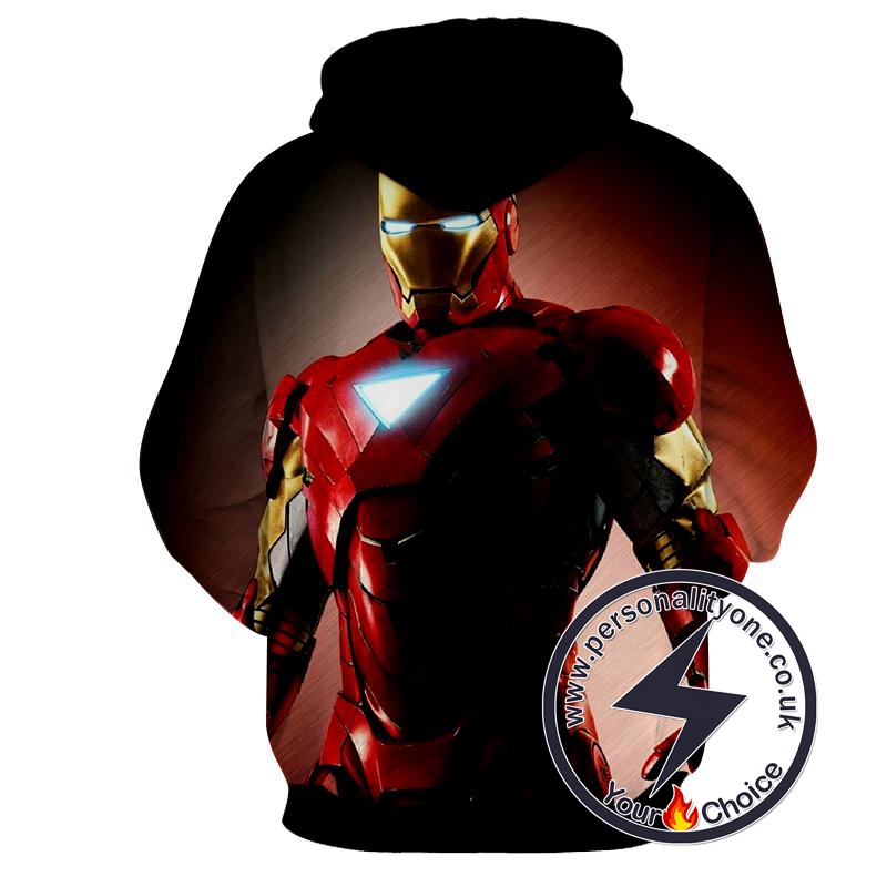 Iron Man - Iron Man 3D - Iron Man Hoodies